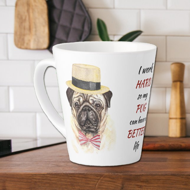 Caneca De Café Latte Duro de trabalho para o meu cão-caneca (Criador carregado)
