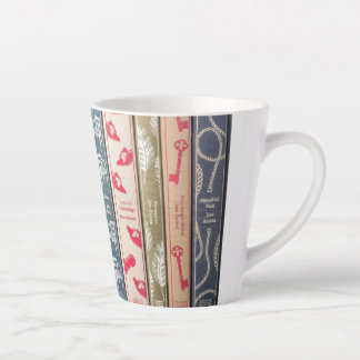 Caneca De Café Latte É hora de ler Jane Austen 