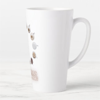 Caneca De Café Latte É sempre Design do relógio do café - Café engraçad