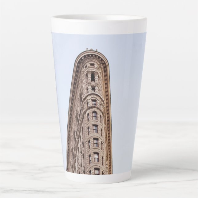Caneca De Café Latte Edifício flatiron (Frente)