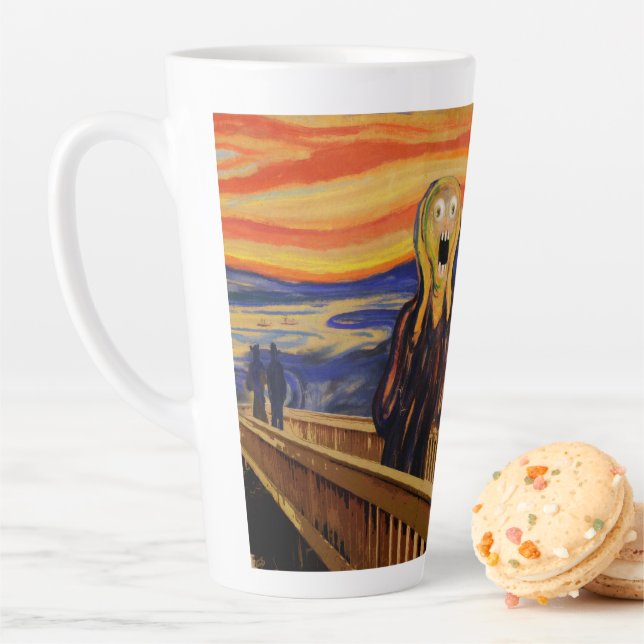 Caneca De Café Latte Edvard Munch O Grito Freaked Out (In Situ)