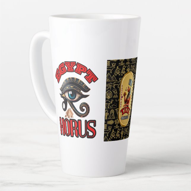 CANECA DE CAFÉ LATTE EGITO (Ângulo esquerdo)
