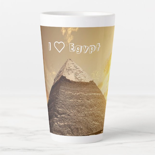 Caneca De Café Latte Egito (Frente)