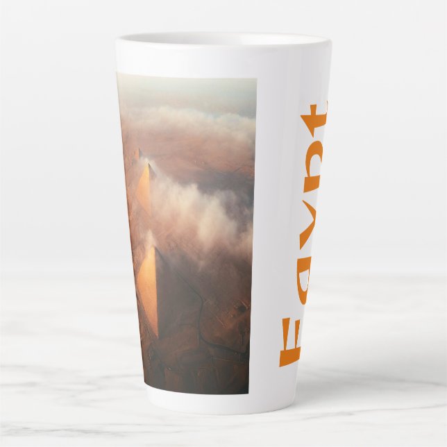 Caneca De Café Latte Egito (Frente)