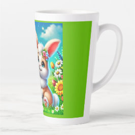 Caneca De Café Latte Ein glücklicher Hasse