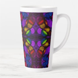 Caneca De Café Latte Electric Bloom