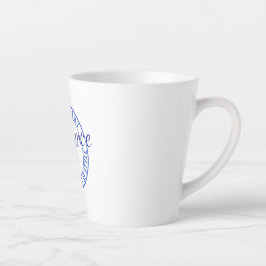 Caneca De Café Latte Elegância Silenciosa, Estilo Negrito