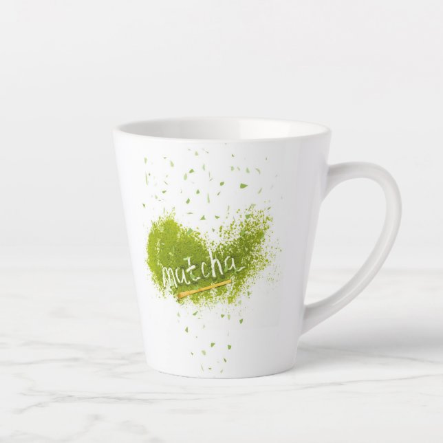 Caneca De Café Latte Elegant Matcha latte cup (Direita)