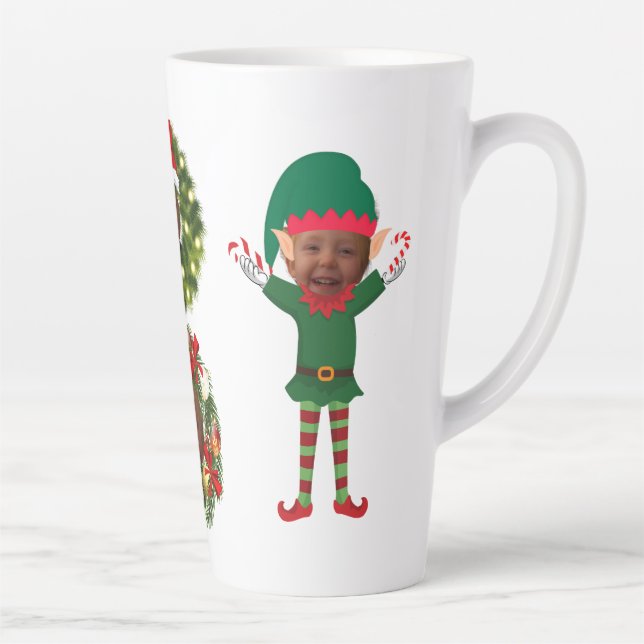 Caneca De Café Latte Elf Cute (Direita)