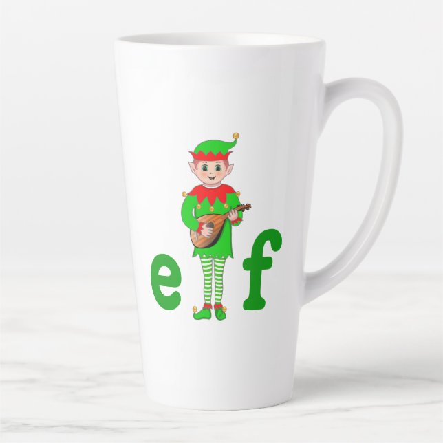 Caneca De Café Latte Elf Latte Mug Musical (Direita)