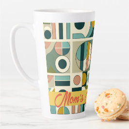 Caneca De Café Latte Elixir Mágico do Estilo do Século Médio Contemporâ