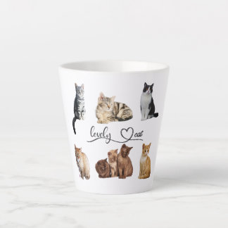 Caneca De Café Latte Embalagem de gatos, Encapsulamento de gatos engraç