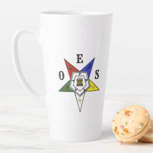 Caneca De Café Latte Emblema da Ordem da Estrela Oriental