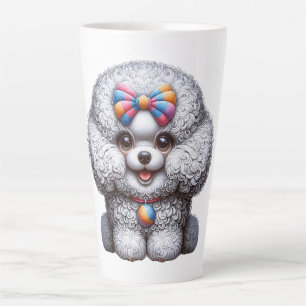 Caneca De Café Latte Encantador Dragão de Fantasia Kawaii