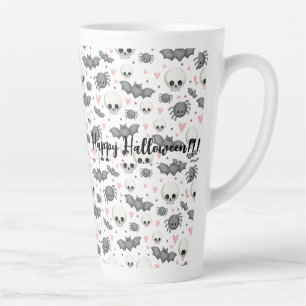 Caneca De Café Latte Encantando o Halloween Latte Mug