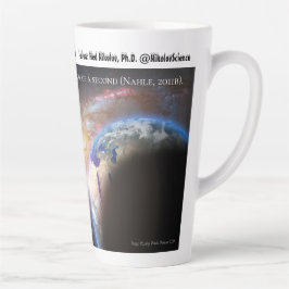 Caneca De Café Latte Encerrar o Hoax Latte Mug by RoseWrites