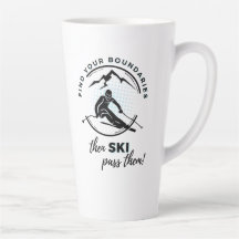 "Encontre seus limites, depois esquie sobre eles"