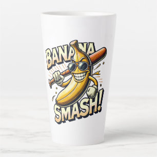 Caneca De Café Latte Energia da Banana