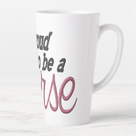 Caneca De Café Latte Enfermeira