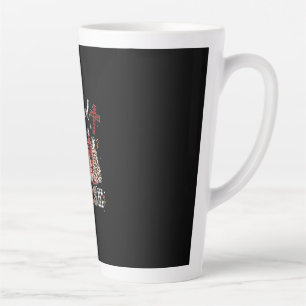 Caneca De Café Latte Enfermeira abençoada Enfermeira