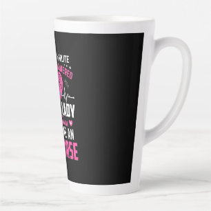 Caneca De Café Latte Enfermeira Deu-Me Que Era Uma Vez A Enfermeira Bon