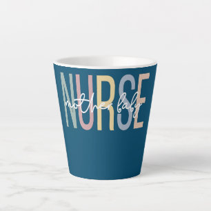 Caneca De Café Latte Enfermeira Mãe Bebê Boho Enfermeira Pós-Parto