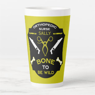 Caneca De Café Latte Enfermeira ortopédica