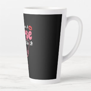 Caneca De Café Latte Enfermeira Presente Eu Beijei Uma Enfermeira E Eu