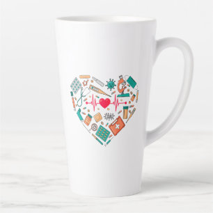 Caneca De Café Latte Enfermeiro Enfermeiro