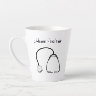 Caneca De Café Latte Enfermeiros do estetoscópio Médicos