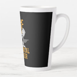 Caneca De Café Latte Engenheiro mecânico do engenheiro