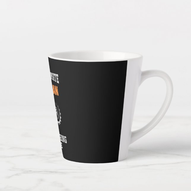 Caneca De Café Latte Engenheiro Velho Com Diploma De Engenharia (Direita)