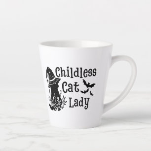 Caneca De Café Latte Engraçada Gama de Gato Sem Fios Cut