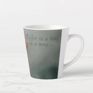 Caneca De Café Latte Engraçada Lata Mug - "Mas Primeiro, Café"