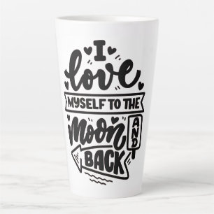 Caneca De Café Latte Engraçado Inspiração Latte Mug