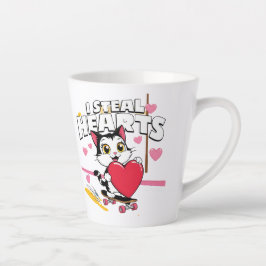 Caneca De Café Latte Engraçado "Seja minha Namorados" para ela - Bonito