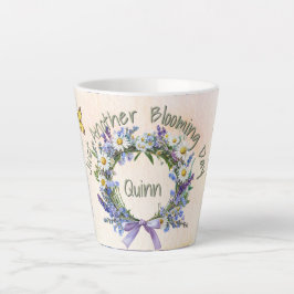 Caneca De Café Latte Engraçado Só Mais Um Dia De Floresta Selvagem.