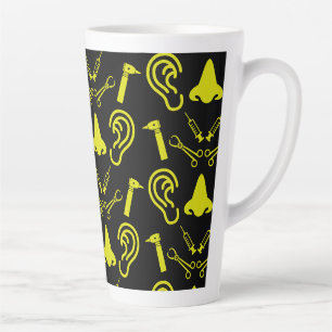 Caneca De Café Latte ENT Otolaringology Otorhinolaringologista