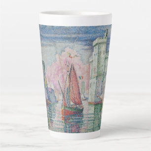 Caneca De Café Latte Entrada do Porto de La Rochelle, Paul Signac