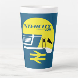 Caneca De Café Latte Entusiasta de Comboios Clássicos da Intercidade Fe