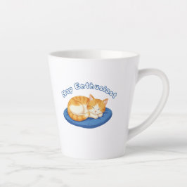 Caneca De Café Latte Entusiastas de Soneca