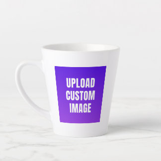 Caneca De Café Latte Enviar 2 Imagens Personalizadas - Adicione as Suas