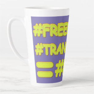 Caneca De Café Latte "EQUAÇÃO DE FÓRMULA DE PAZ" Design. Compre agor