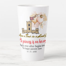 Caneca De Café Latte Era Uma Vez em uma Terra de Alegria