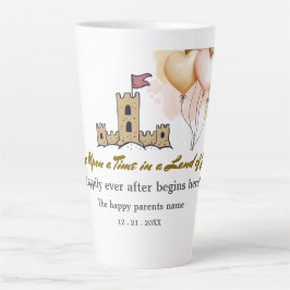 Caneca De Café Latte Era uma vez numa Terra de Alegria