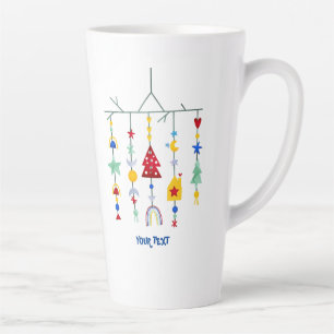 Caneca De Café Latte Escandinavo Minimalista Simples