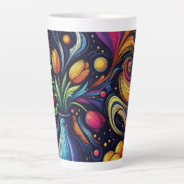 Caneca De Café Latte Escape Cósmico
