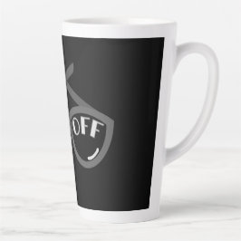 Caneca De Café Latte Escoamento - Camisa-T feminina dos anos 1940