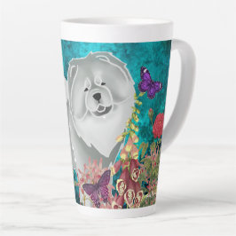 Caneca De Café Latte ESCOLHA BLUE-GINKGO - Caneca Latte