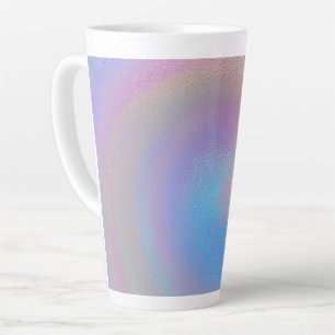 Caneca De Café Latte Espiral Iridescente